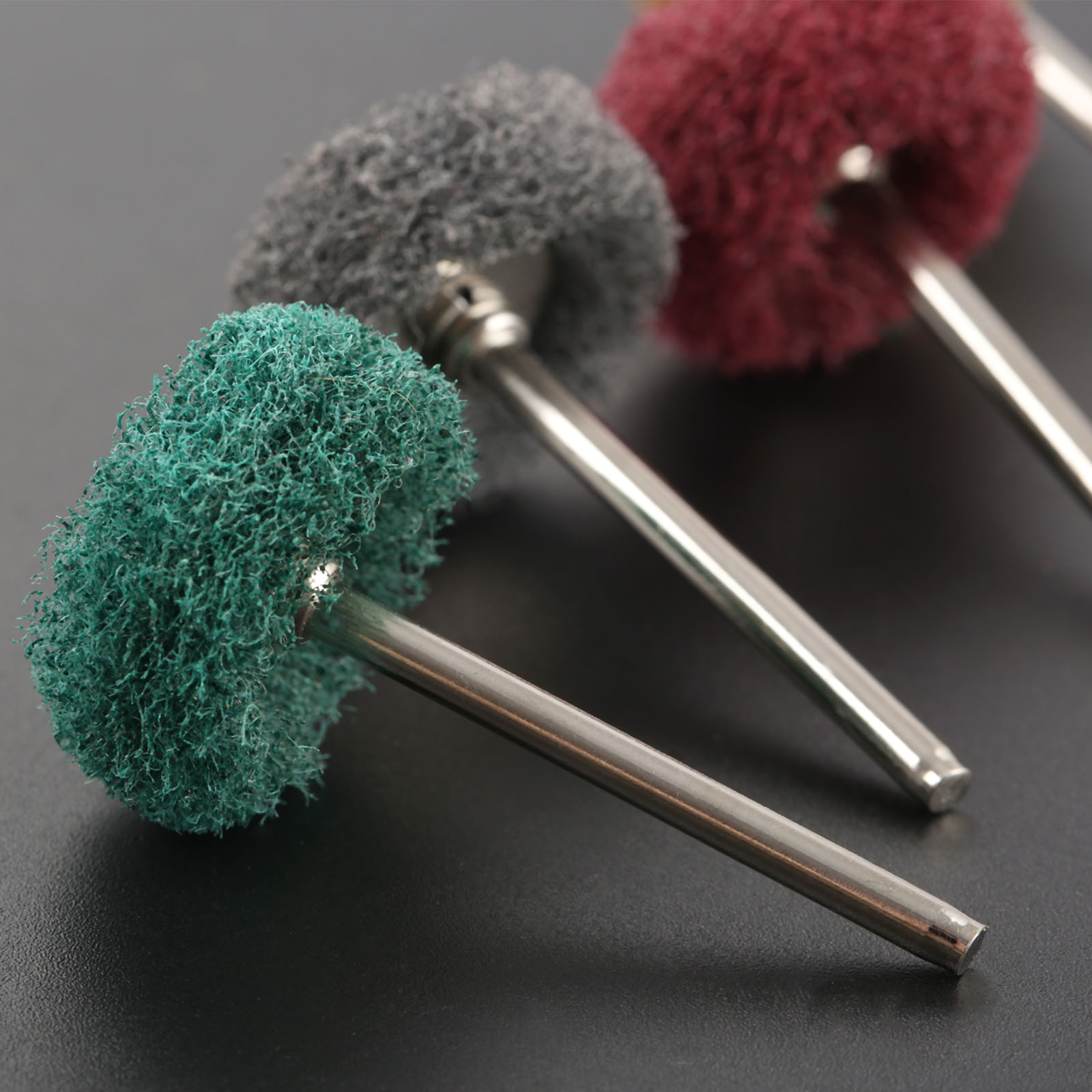 thumbnail image 2 of Buffing Wheels Abrasive Wheel Polishing Set 80/150/240/300Grit For 2 of 9