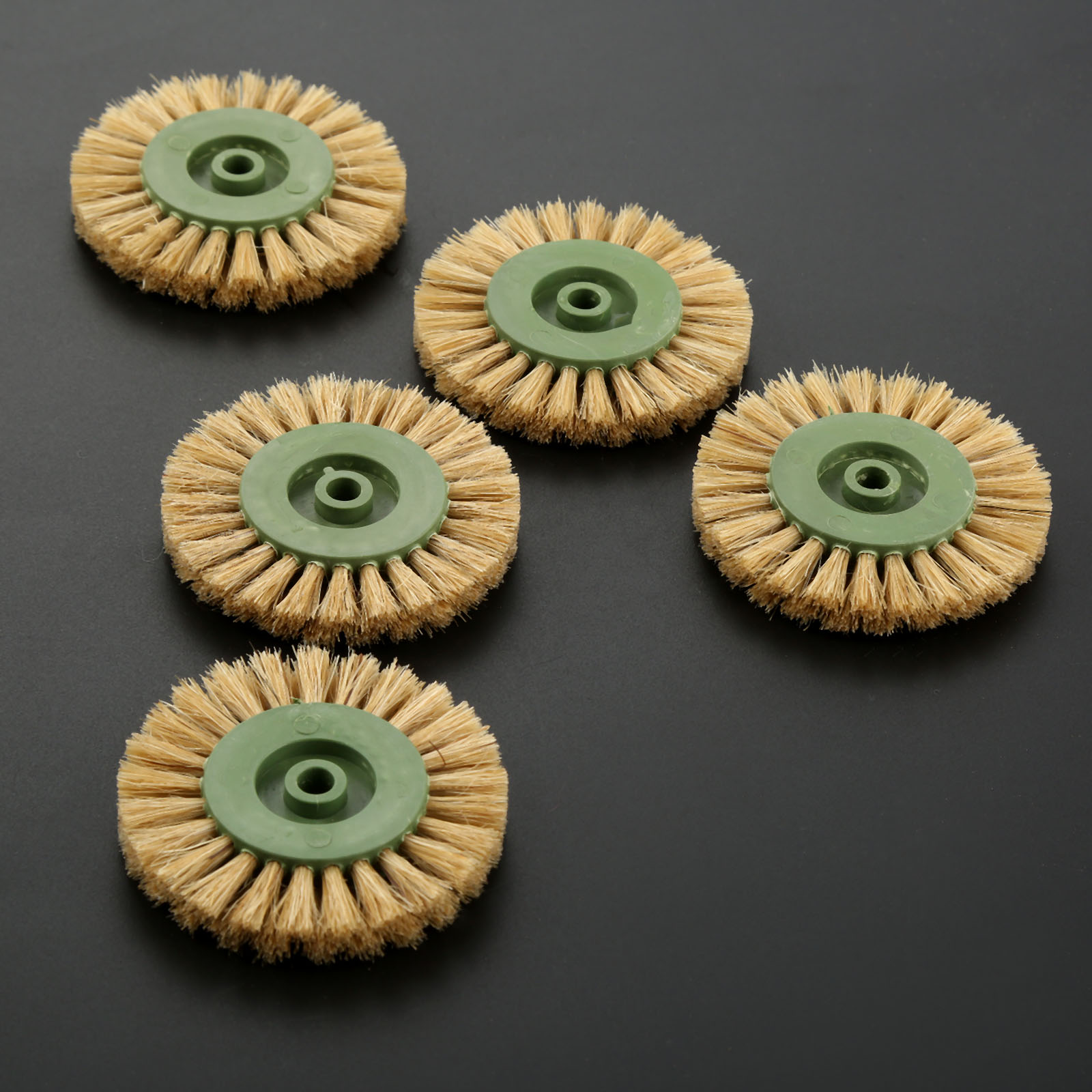 5pcs Bristle Polishing Cleaning Buffing Wheel Brushes Head Grinder