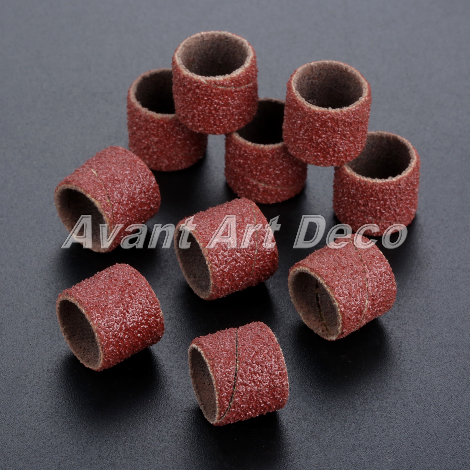 100Pcs Drill Sanding Bands – 80 To 600 Grit – Rotary Tool Replacement Bits