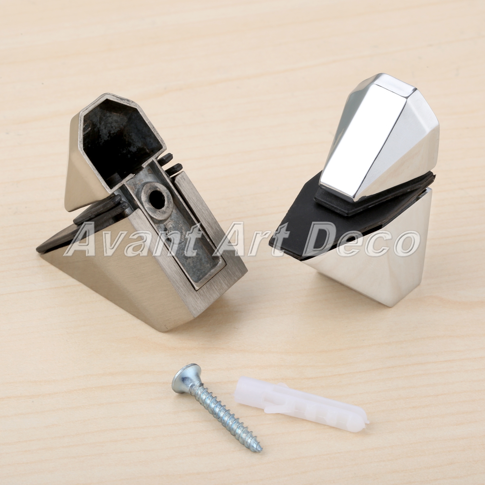 Durable Wood Acrylic Clamp Shelves Glass Shelf Brackets Support 3mm