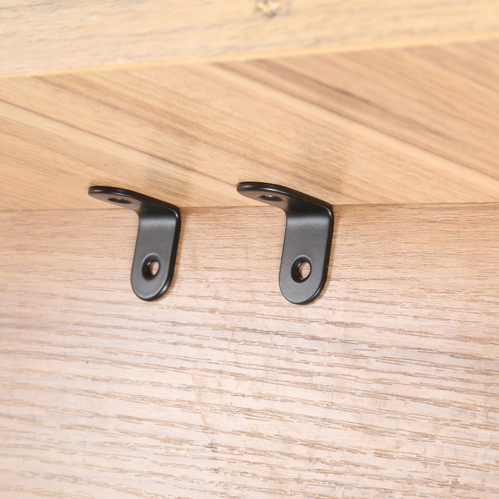 10PCS/SET Black Corner Brace Brackets Black Corner Brace Bracket