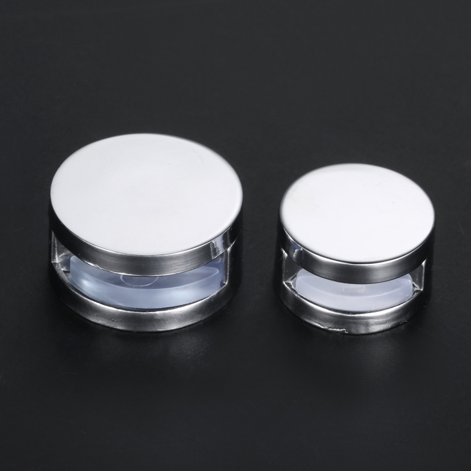 10PCS Miroir Clips en Alliage de Zinc verre Clips Pinces Support Rond