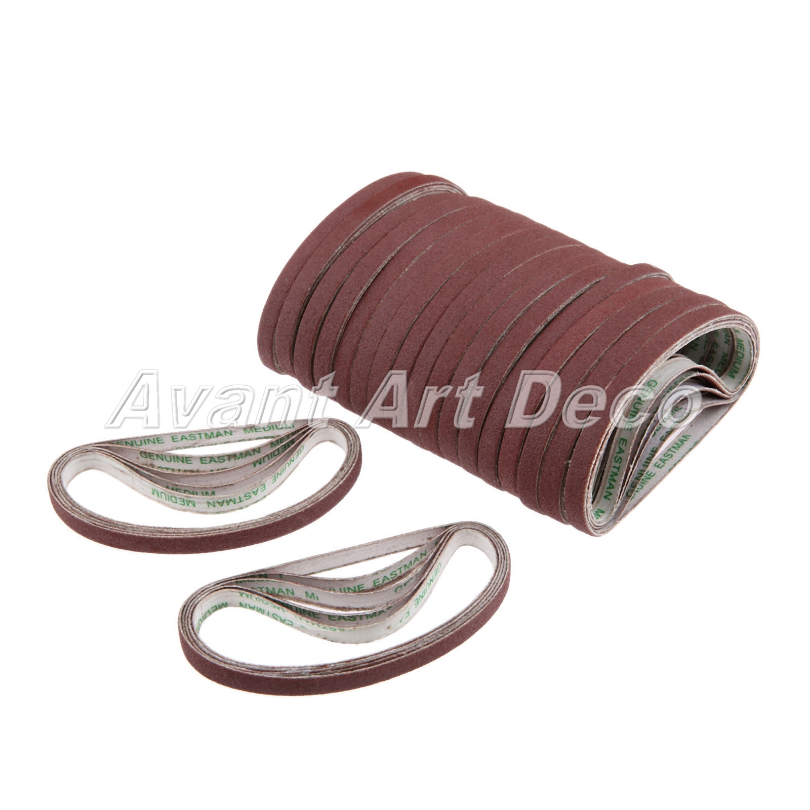 20Pcs Abrasive Sharpening Belts For Eastman Cutting Machine Medium Sand