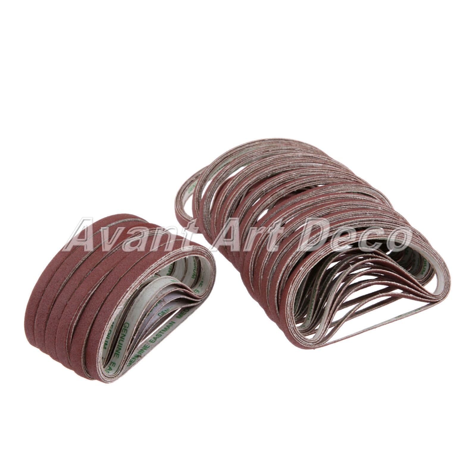 20Pcs Abrasive Sharpening Belts For Eastman Cutting Machine Medium Sand