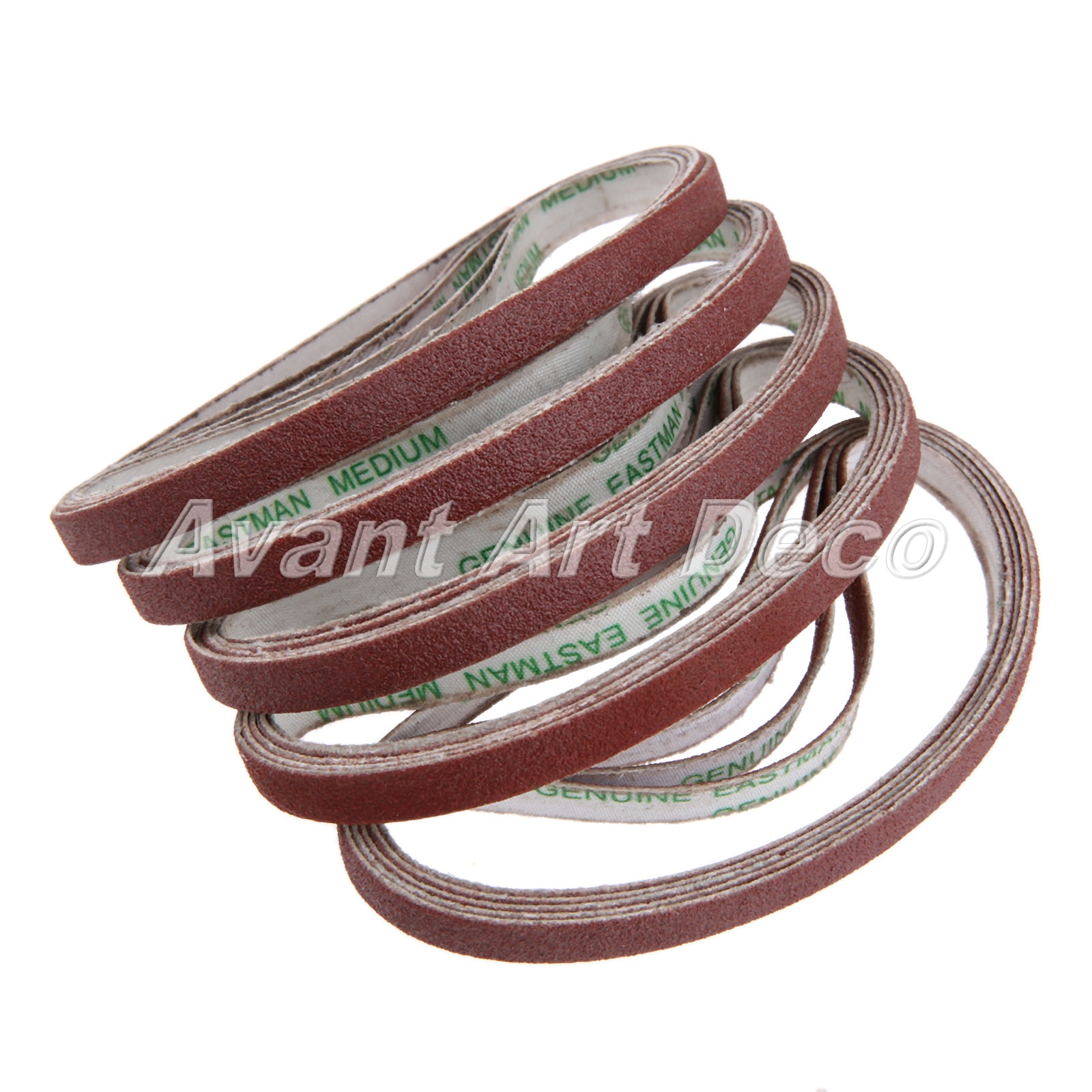 20Pcs Abrasive Sharpening Belts For Eastman Cutting Machine Medium Sand
