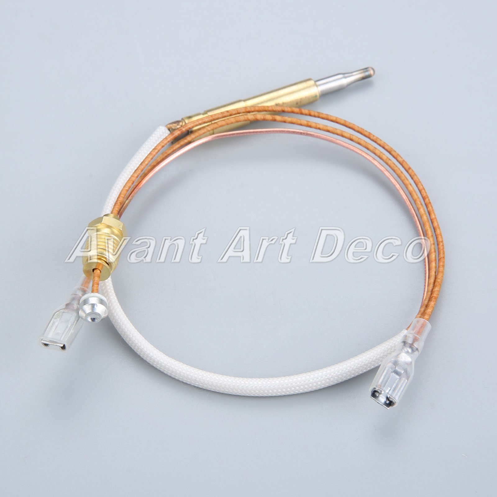 1x Thermocouple 350mm Groove Type 4.8mm Terminal Gas Outdoor Patio
